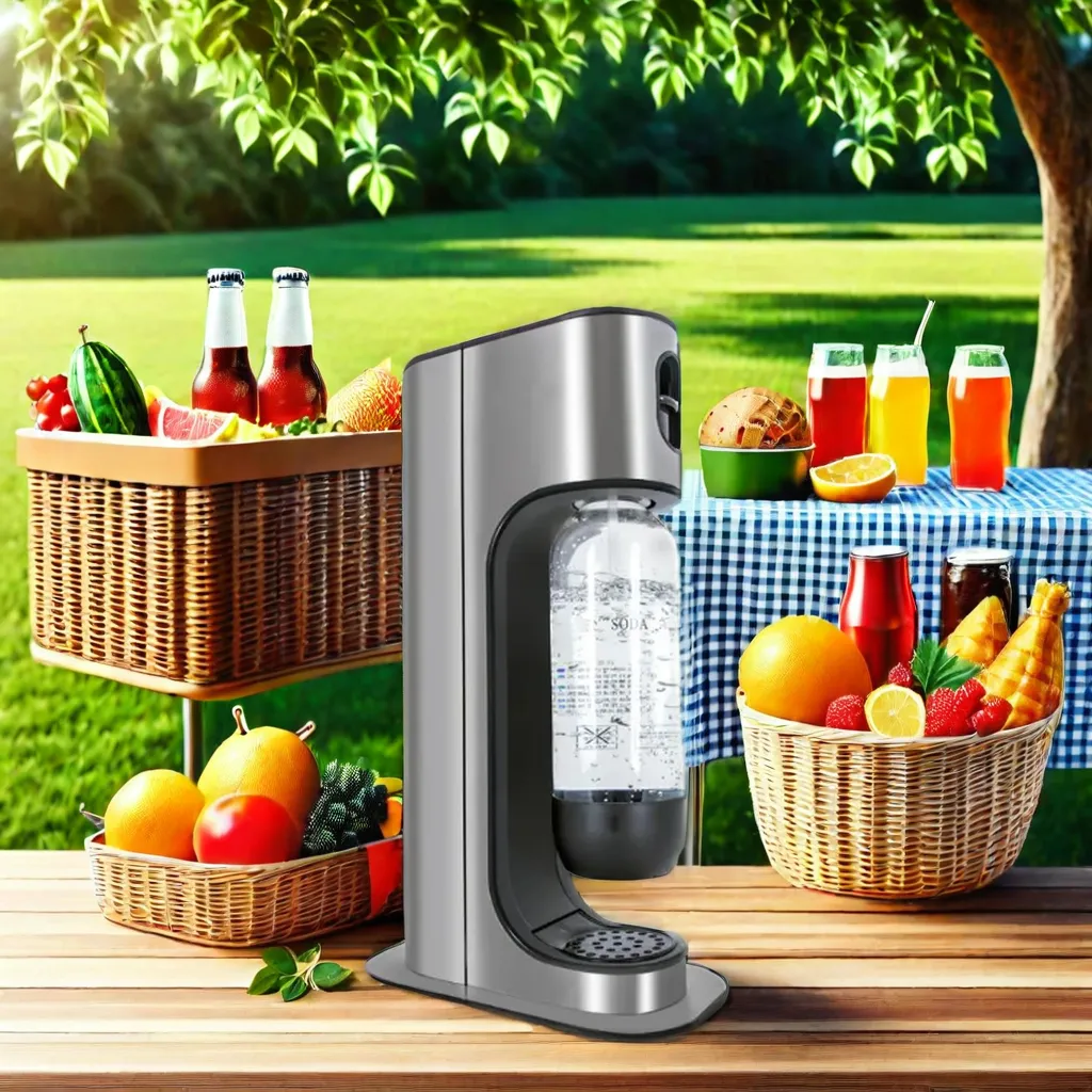 1L Home Desktop Carbonated Soda Sparkling Water Maker Machine