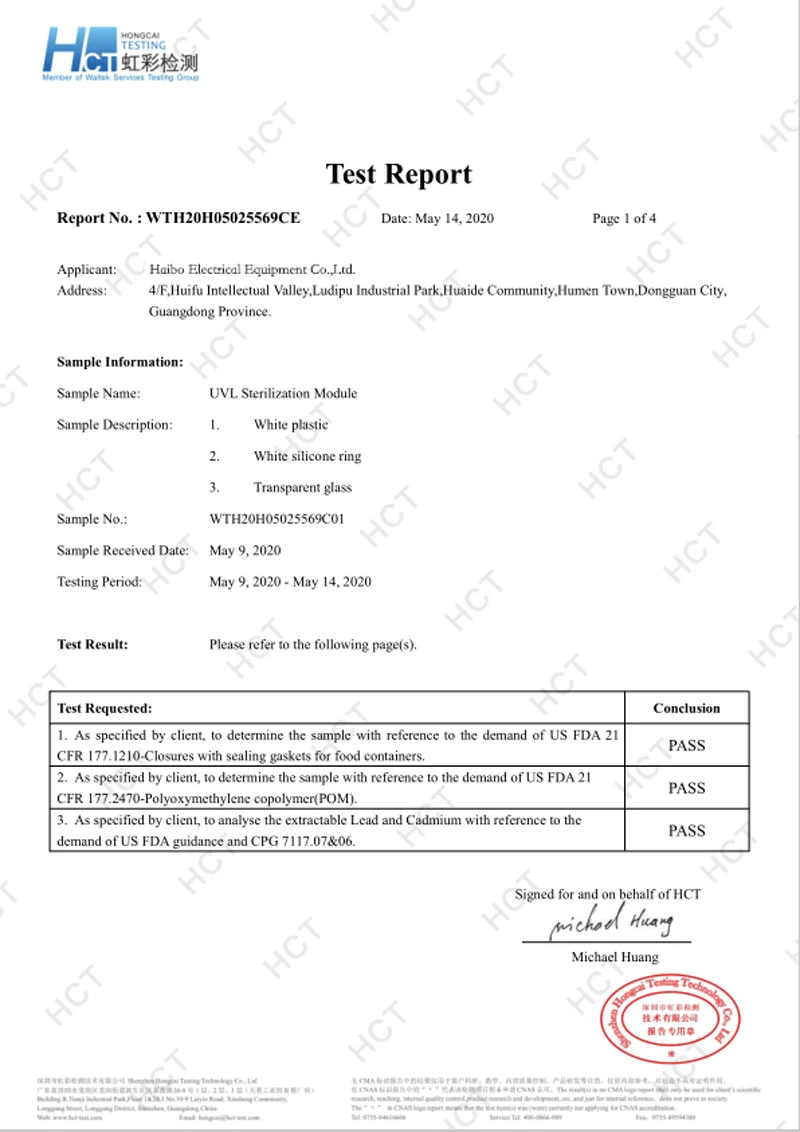 Rohs Certificate